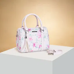 Forever Glam by Pantaloons Floral Printed Structured Handheld Bag-image-72