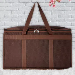 Kuber Industries Brown Solid Storage Bag-45