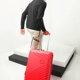 Wildcraft Onyx Textured Water Resistance Pro-Bond Technology Large Trolley Suitcase-4
