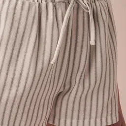 La Vie en Rose Women Striped Mid-Rise Shorts-picture-49