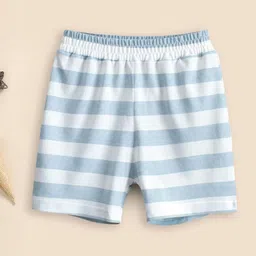 INCLUD Boys Striped Mid-Rise Cotton Shorts-image-76