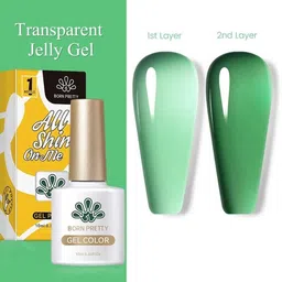 BORN PRETTY Jelly Nude Gel Nail Polish Nail Gel Soak Off Varnish -10ml- JN42-33