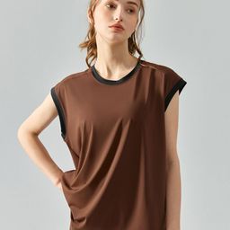 JC Collection Round Neck Extended Sleeves Tshirt-image-5