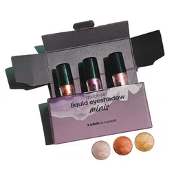 Ruby's Organics 3-Pcs Quick-Set Liquid Mini Eyeshadow 3 ml each - Luna + Copper + Aurus-35