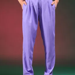 Stylecast X Kotty Women Relaxed Straight Leg Straight Fit High-Rise Pleated Trousers-image-32