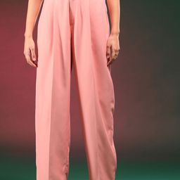 Stylecast X Kotty Women Relaxed Straight Leg Easy Wash High-Rise Pleated Parallel Trouser-image-9