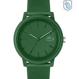 Lacoste Men Brass Dial & Silicon Straps Analogue Watch 2011170-35