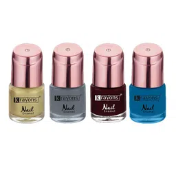 krayons Set Of 4 Color Me Crazy Gel Long Lasting Nail Polish - 8ml Each-17