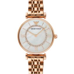 Emporio Armani Women Pearly White Dial Watch AR1909I-22