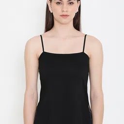 Feelings Non Padded Pure Cotton Kurti Slip Camisole with Adjustable Straps-image-83