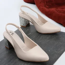 Carlton London Embellished Block Heeled Pumps-30