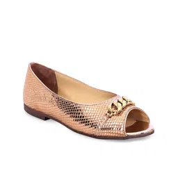 Eske Women Textured Open Toe Flats-picture-48