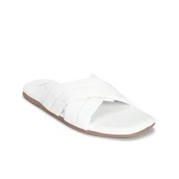 yoho Criss-Cross Strap Open Toe Flats-2