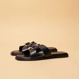 ERIDANI Women Open Toe Flats with Buckles-image-81