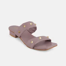 DressBerry Colourblocked Block Pumps with Buckles-51