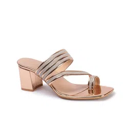 CORSICA Embellished Open Toe Block Heels image 2