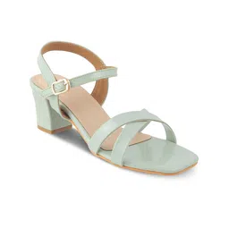 Tresmode Cross Strap Block Heels-7