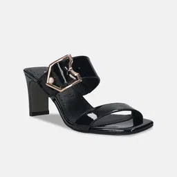 BAGATT Jaya Buckle Detailed Leather Block Heels-51
