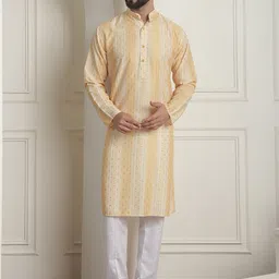 SOJANYA Ethnic Motifs Printed Kurta With Churidar-picture-51
