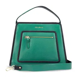 Joe & Mellon Textured Leather Structured Hobo Bag image 1