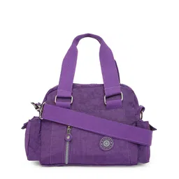 BAOMI Purple Structured Handheld Bag-34