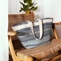 Accessorize London Women's Multi Jamie Stripe Woven Shoulder Handbag-18