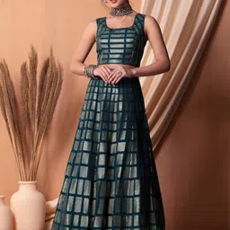 FABPIXEL Embroidered Sequinned Semi-Stitched Lehenga & Unstitched Blouse With Dupatta-picture-48