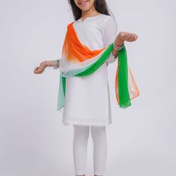VASTRAMAY Girls Regular Kurta With Dupatta-picture-45