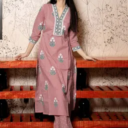KALINI Women Printed Regular Kurta with Palazzos & With Dupatta-50