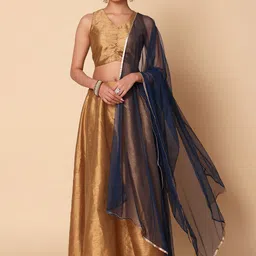 INDYA Gotta Patti Border Dupatta-picture-5