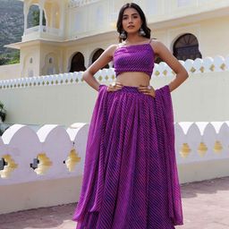Ragavi Leheriya Printed Ready to Wear Lehenga & Blouse With Dupatta-42