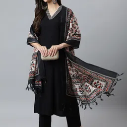 DEEBACO Women Kurta with Trouser & With Dupatta Set-image-60
