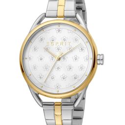 ESPRIT Women Embellished Brass Dial & Stainless Steel Straps Analogue Watch ES1L177M0115-image-20
