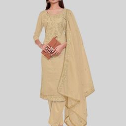 TAVAS Floral Embroidered Unstitched Dress Material-image-51