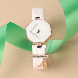 HAUTE SAUCE by  Campus Sutra Women Analog Watch With M Liberty Initial Watch Charm-image-17