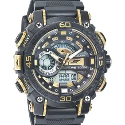 Sonata Men Embellished Dial & Straps Analogue and Digital Watch NP77070PP08-2