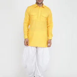 ROYAL KURTA Shirt Collar Pure Cotton Kurta with Patiala-picture-15