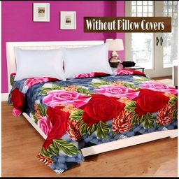 Supreme Home Collective Pink Floral 144 TC Queen Bedsheet-image-98