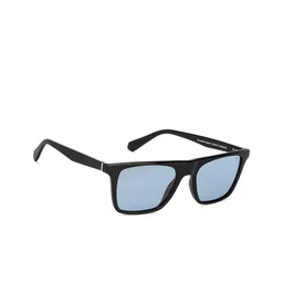 Vincent Chase Unisex Blue Lens & Black Wayfarer Sunglasses with UV Protected Lens 148032-19