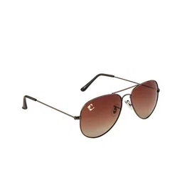 Clark N Palmer Unisex Aviator Sunglasses with Polarised and UV Protected Lens CNP-SBN-861-27