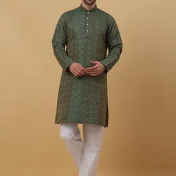 KRAFT INDIA Floral Regular Kurta with Pyjama-picture-37