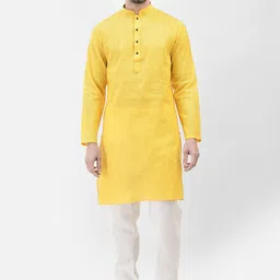 SG LEMAN Mandarin Collar Long Sleeves Embroidered Regular Kurta with Pyjamas-picture-46