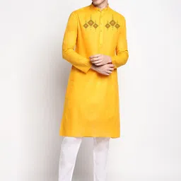 DEVOILER Ethnic Motifs Printed Kurta With Trousers-picture-41