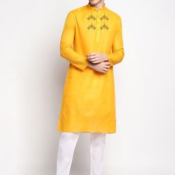 DEVOILER Ethnic Motifs Printed Kurta With Trousers-picture-31