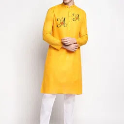 DEVOILER Floral Printed Band Collar Regular Kurta with Pyjamas-picture-58