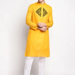 DEVOILER Ethnic Motifs Printed Regular Kurta With Pyjamas-picture-10