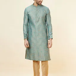 Manyavar Ethnic Motifs Printed Regular Kurta with Pyjamas image 1