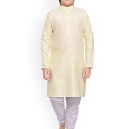 BAESD Boys Striped Regular Kurta with Pyjamas-18