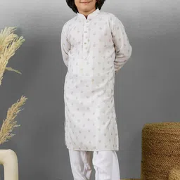 YK Boys Printed Regular Kurta with Pyjamas-17