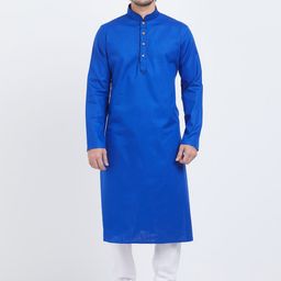 Indian Poshakh Mandarin Collar Straight Kurta With Pyjamas-picture-25